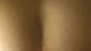 Fast and deep anal gape on my knotted dildo