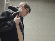 Heather Kane Gives a Lost College Nerd a Quick Tug & Suck 11/16