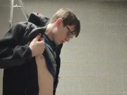 Heather Kane Gives a Lost College Nerd a Quick Tug & Suck 8/16