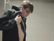 Heather Kane Gives a Lost College Nerd a Quick Tug & Suck 9/16