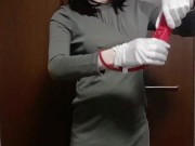 バラエティ パーティ 巨乳 乳揺れ ゲーム 下手くそ ノーブラ 乳首 爆乳 女装子 男の娘 誘惑 小悪魔 ビッチ japanese transgender amateur hentai  asian