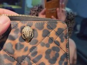 Cute blonde flashing her pussy 12/16