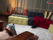 Britt Blair sucks and fucks Mr. POV after rubbing on her blonde cunt in this point of view blow job video Nice & Sloppy! 9/16