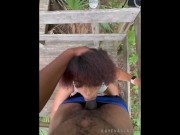 At the park letting him use my mouth 3/16