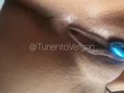 Beautiful Argentina masturbates with her first Vibrator! 16/16