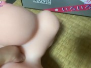 変態オヤジ！おっぱい付き大型オナホを買う😍おっぱい、おまんこ、アナルをいじり倒してみた😍超リアルな身体をレビュー😍 16/16