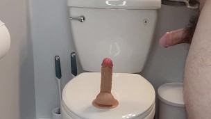 Wishing I was riding a real cock but this one still felt amazing
