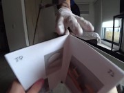 Public Dick Flash 3. Hotel Maid Watching Me Jack Off and showed big ass. 4/16