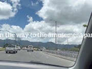 Public lesbian sex in amusement park (real) 1/16