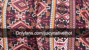 Black and Indian babe bounces her ass