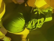 Loira rabuda fica exitada na balada e acaba transando gostoso no banheiro. 7/16