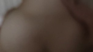 Tight pussy Japanese petite girl had hard time on Doggy style big Interracial dick
