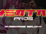 HENTAI - Gorgeous Blonde Babe's Pussy Is Getting Fucked When She Starts To Squirt On His Penis 16/16