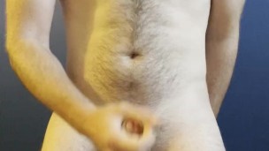 Hot double cumshot - no hands cumshot