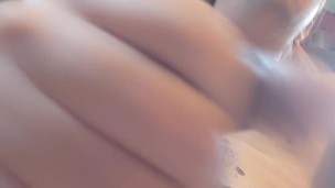 Deviant pours hot candle wax all over cock before cumming