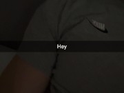 A bartender cheats with me after Club! Snapchat