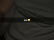 A bartender cheats with me after Club! Snapchat 4/16