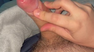 White cock cumshot
