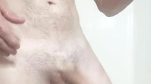 Clean dick and balls and tits