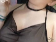 sloppy blowjobs and oral fixation- dildo sucking and gagging 8/16