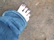 Just a beautiful girl playing in the mudd 9/16