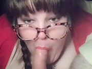 Outdoor nighttime blowjob finish in my car! 10/16