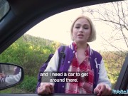 Public Agent Greta Foss is a sexy blonde who is pounded hard by a big dick 1/16