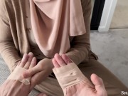 Arab Step Mom Helps To Masturbate Her Stepson With Broken Arms. 1/16