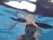 Sexy Slut Mimi Cica Swims Naked In The Pool 10/16