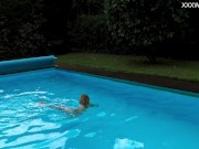Sexy Slut Mimi Cica Swims Naked In The Pool 5/16