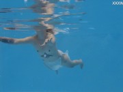 Sexy Slut Mimi Cica Swims Naked In The Pool 6/16