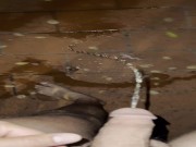 Walking piss all over my patio. Felt amazing and turned me on so much.