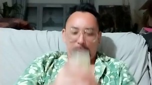 Hot Verbal French Guy Fucking Fleshlight and Loud Moaning
