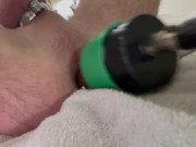 Masturbating while caged - Screenshot 11 of 16 - Chastity