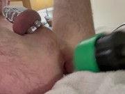 Masturbating while caged - Screenshot 8 of 16 - Chastity