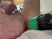 Masturbating while caged - Screenshot 9 of 16 - Pegging