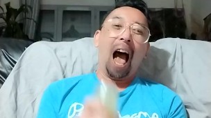 French Guy Fucking His Fleshlight So Strong and Moaning
