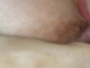 My big boobs - I love to suck my own tits 1/16