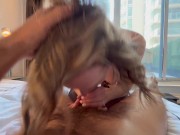 Ozzy Lusth & Serenity Cox / Pull out, cum then keep fucking during sneaky hotel hook up 11/16