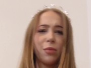 pov money loser slave of blond teen goddess 1/16