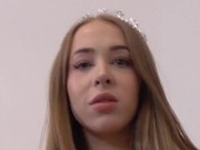 pov money loser slave of blond teen goddess 12/16