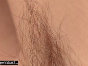 Lesbian with Hairy Body Strips and Masturbates 3/16