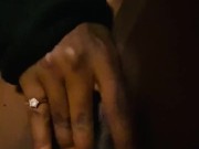 Chubby Ebony Artist squirting repeatedly 4/16