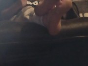 Smoking while showing my big soles off 420 12/16
