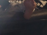 Smoking while showing my big soles off 420 16/16
