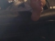 Smoking while showing my big soles off 420 5/16