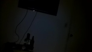 Masturbating