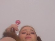 naughty spit fetish girl 4/16