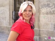 Amazing pick up session by hottest blonde mommy Sandra V 2/16