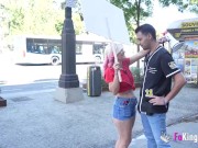 Amazing pick up session by hottest blonde mommy Sandra V 9/16